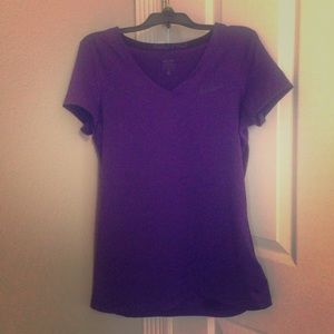 Nike purple athletic Dry Fit shirt