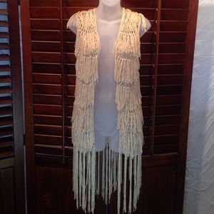 Fringed vest