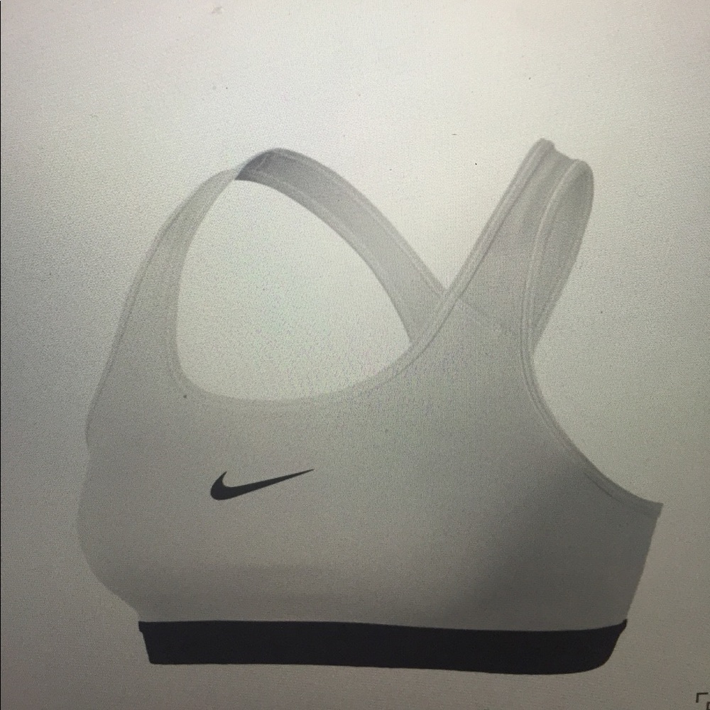 NWT Nike Pro Classic white sports bra Sz XS