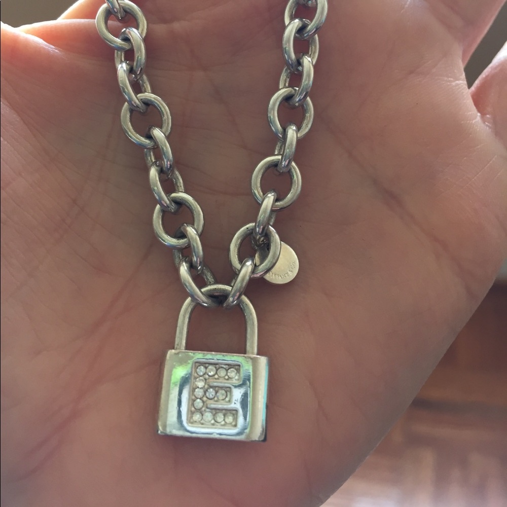 Tiffany bracelet "E", 7"
