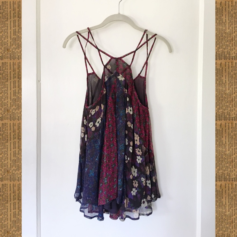 Beautiful Free People Floral Top - XS