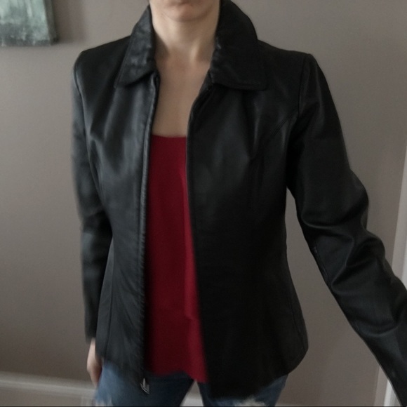 Real Leather Jacket Black - Picture 3 of 7