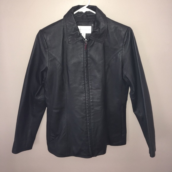 Real Leather Jacket Black - Picture 2 of 7