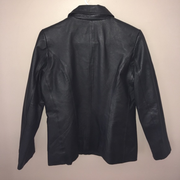 Real Leather Jacket Black - Picture 5 of 7