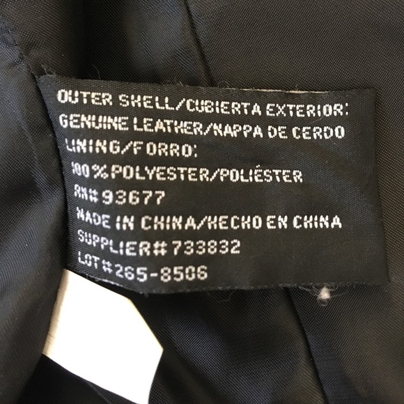 Real Leather Jacket Black - Picture 7 of 7