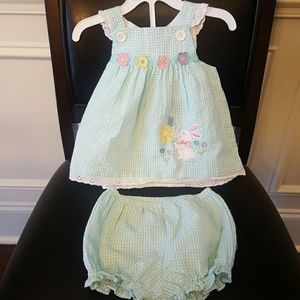 9 month 2-piece dress w/bloomers