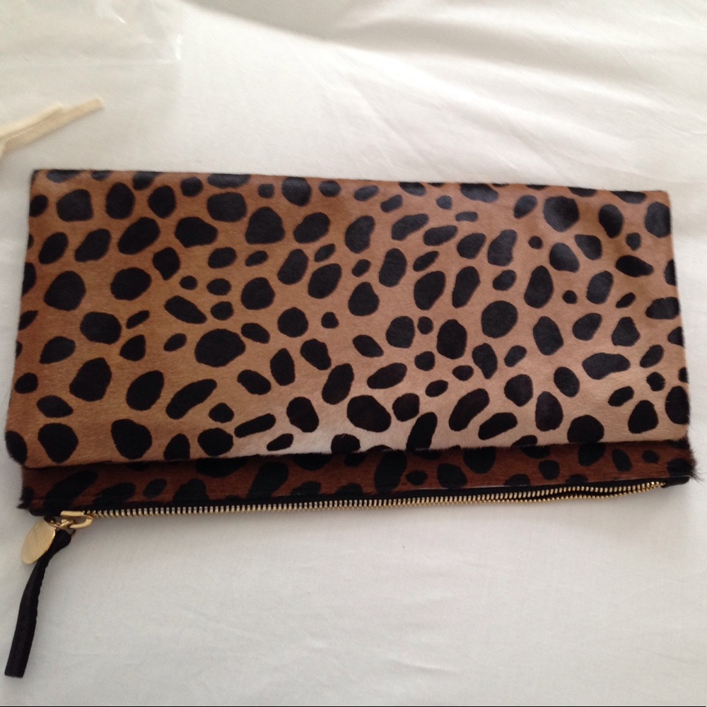 Clare Vivier horsehair clutch - NEVER USED