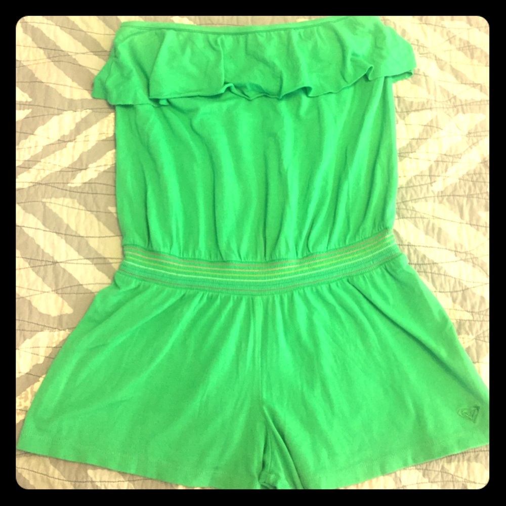 Roxy strapless jersey romper size S