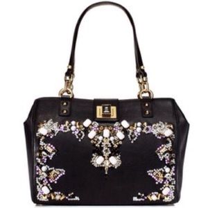 Rare Juicy Couture leather embellished handbag
