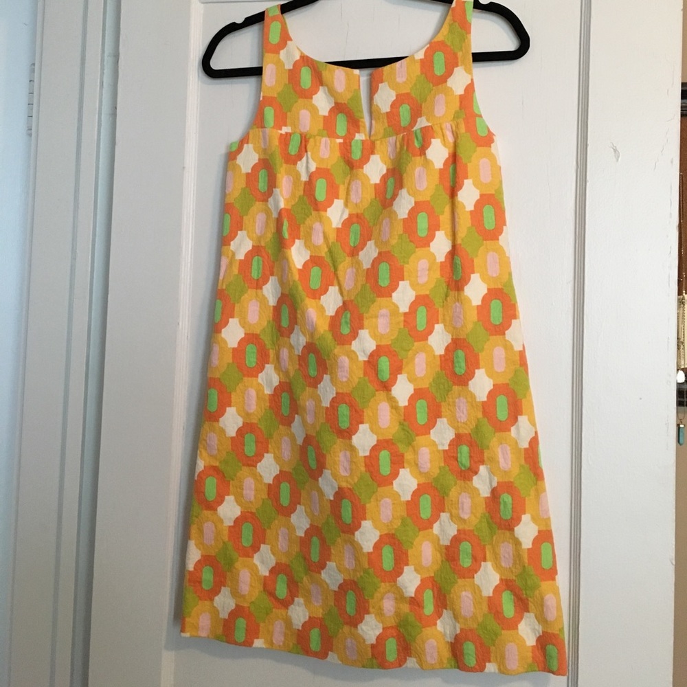 J. Crew retro print dress size 0