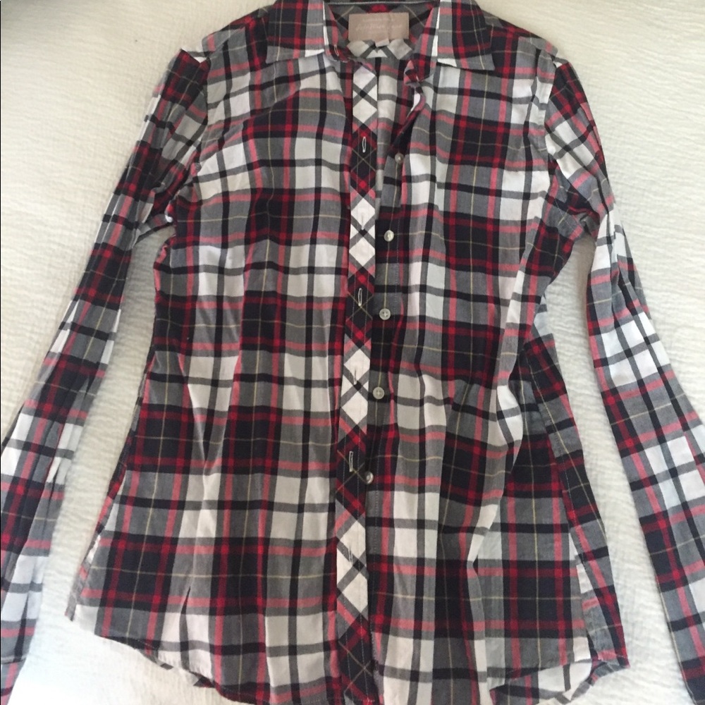 Banana Republic plaid button down