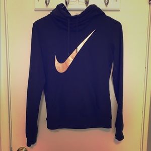 Nike black & rose gold sweatshirt