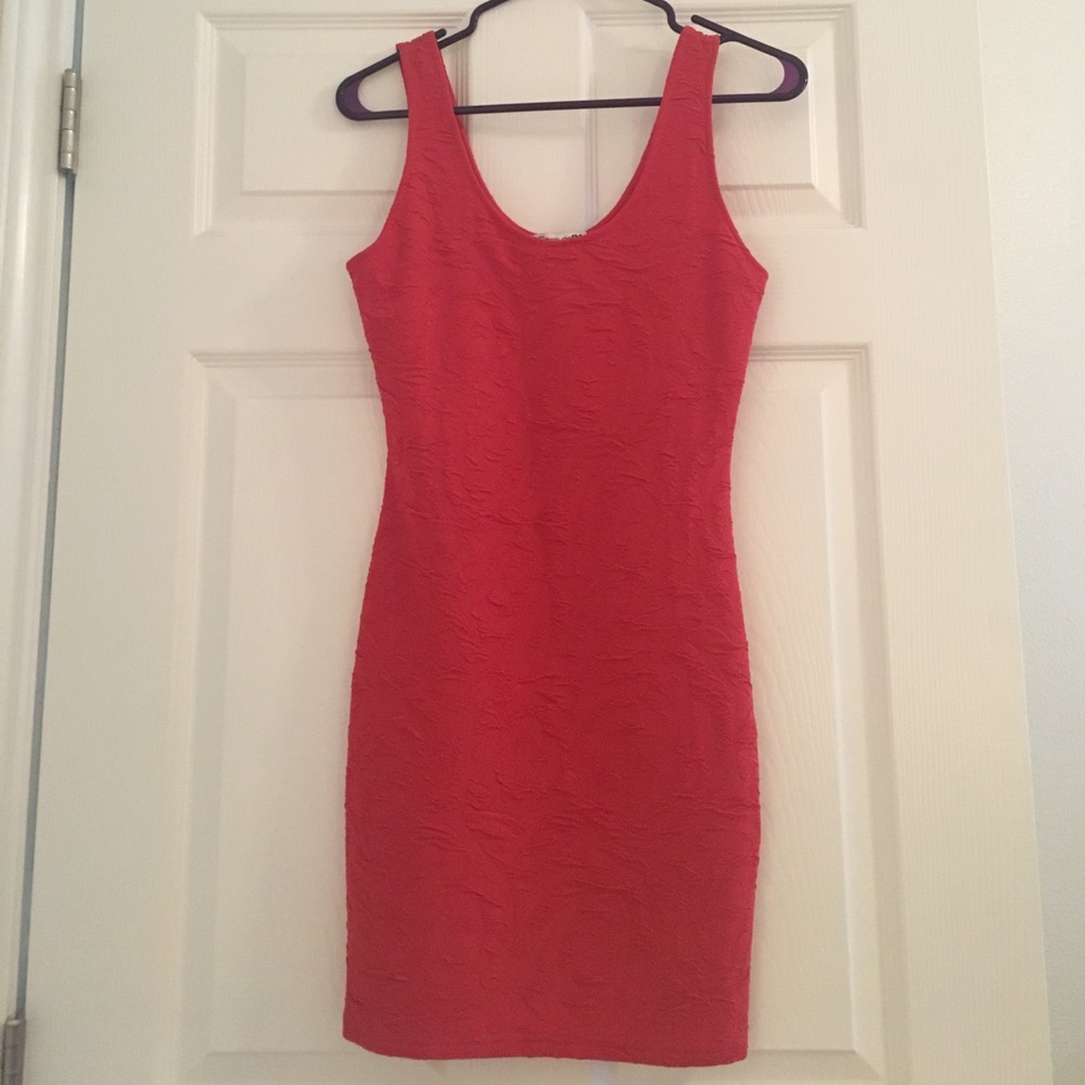 Coral dress!