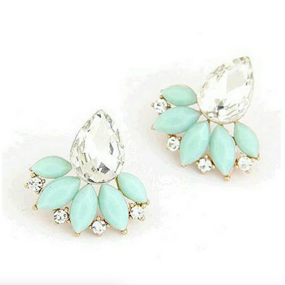 HOST PICK Pink Crystal Flower Jacket Earrings - Picture 4 of 8