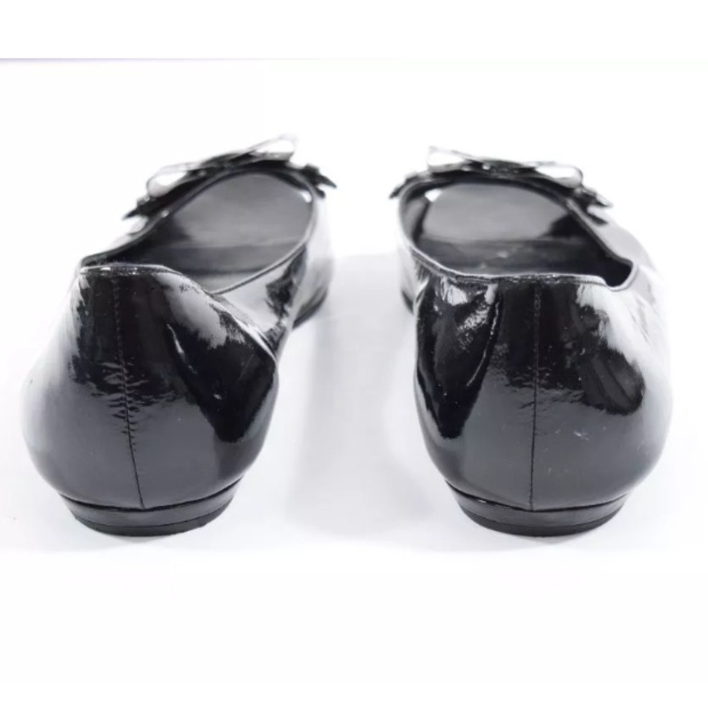 ❌SOLD❌Gucci patent leather peep toe flats - Picture 4 of 6