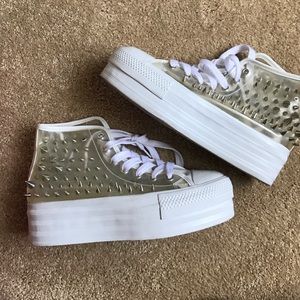 Unif platform spike sneakers