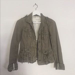 A&F olive utility jacket. S.