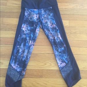 Lululemon High Times flower mesh leggings