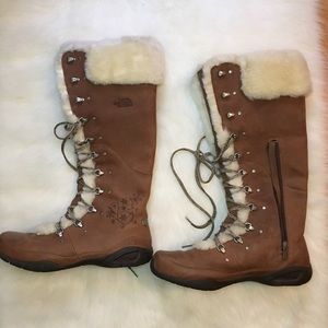 North Face women's tall snow boots