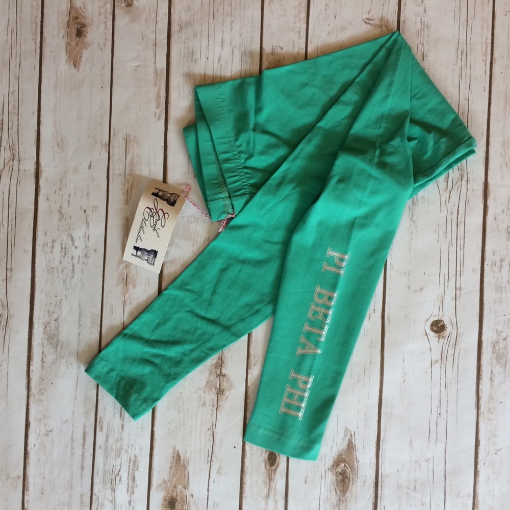 American Apparel Pi Beta Phi Mint Leggings