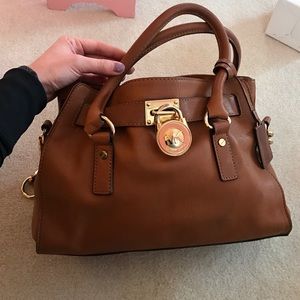 Michael Kors brown leather purse