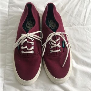 Maroon Vans