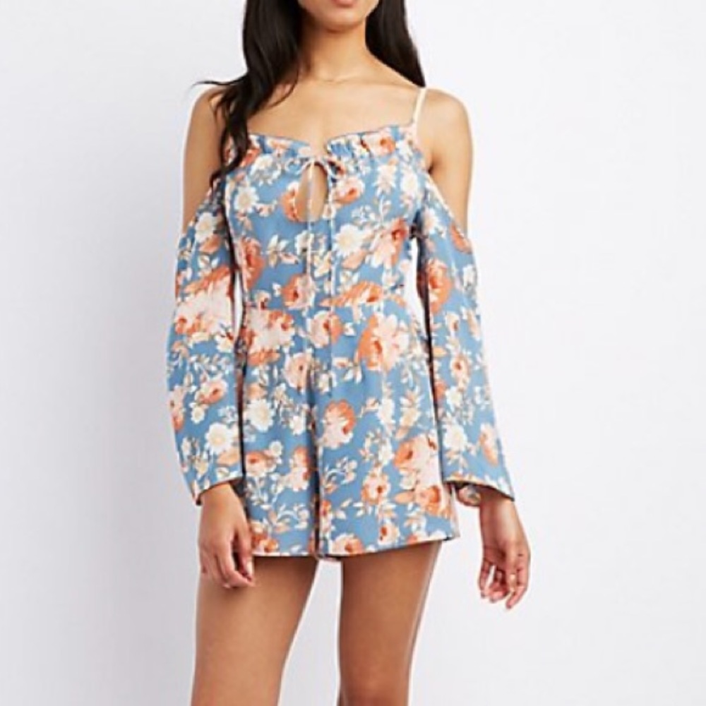 Floral Print Romper