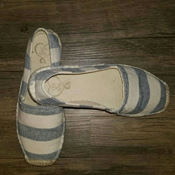 Shoes - 143 Girl Island Women Toe Canvas Blue.