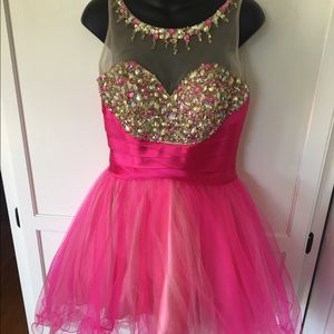 Pink Cocktail Dress
