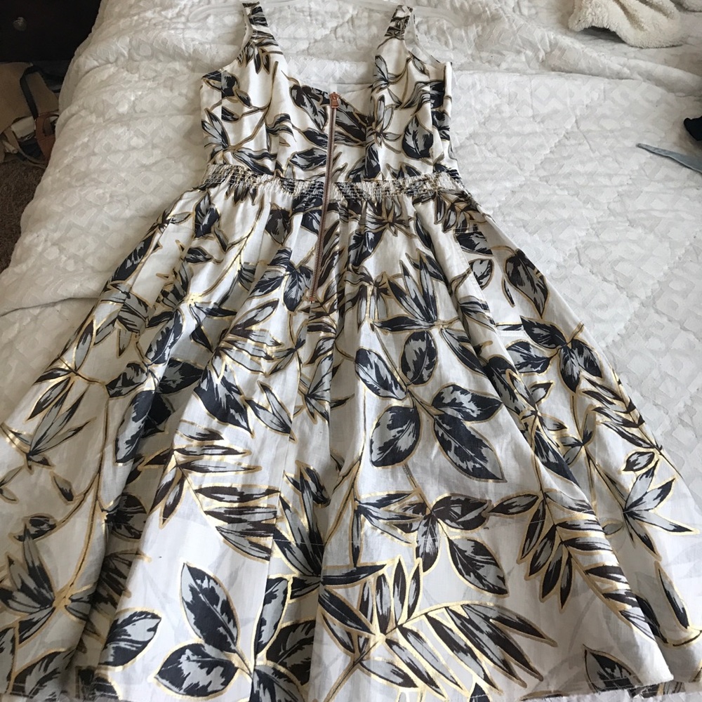 gorgeous floral pocketed J Crew dress
