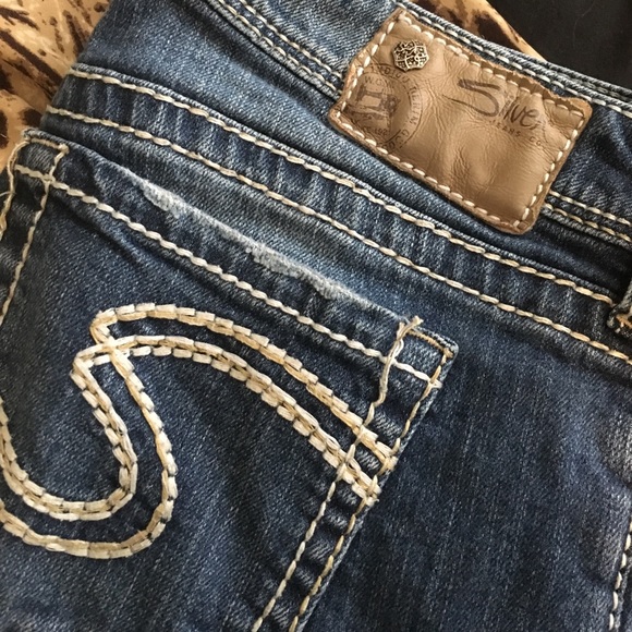 Natsuki silver jeans Capri - Picture 2 of 3