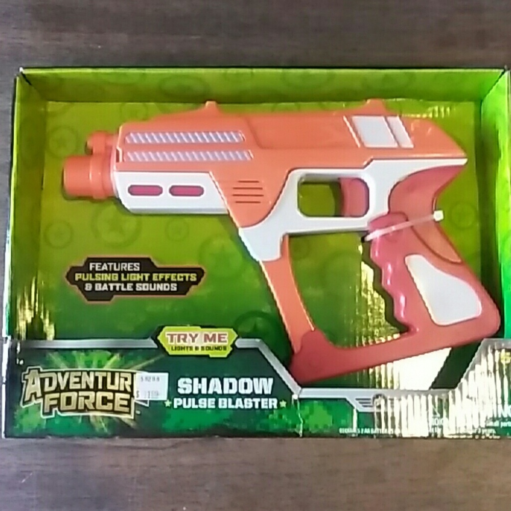 NIB ADVENTURE FORCE SHADOW PULSE BLASTER