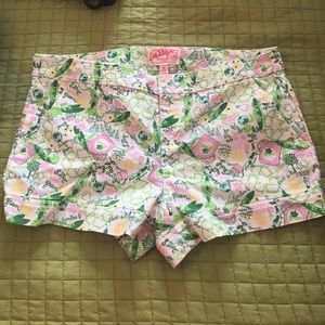 Lilly Pulitzer shorts.
