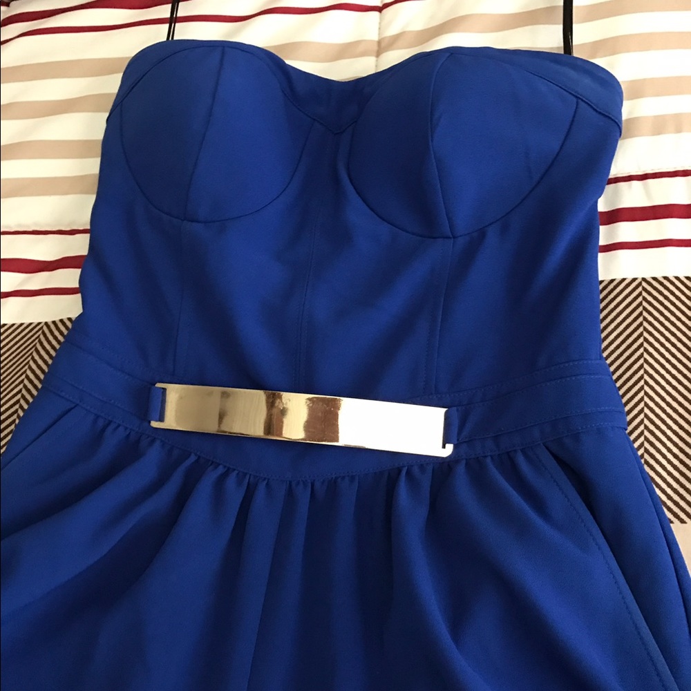 Blue jumpsuit