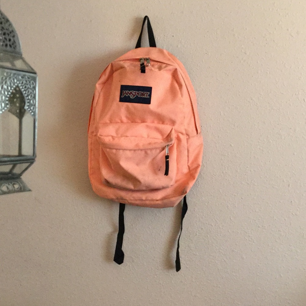 Coral JanSport backpack