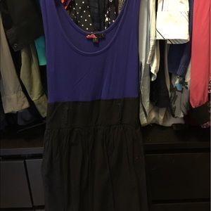 Purple/Black Dress