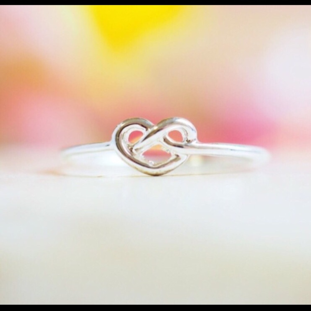 Silver Love Knot Ring - Picture 3 of 3