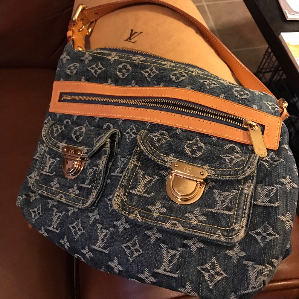 Louis Vuitton denim bag