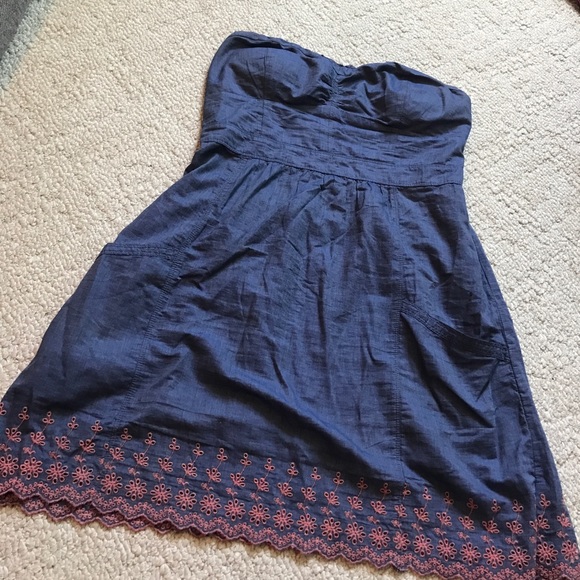 American Eagle Outfitters Dresses & Skirts - Final price: NWOT! Chambray strapless dress!