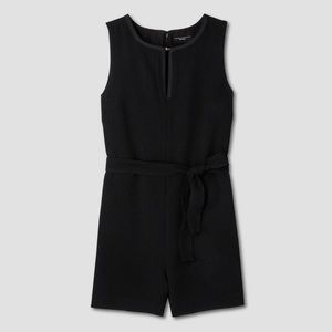 Victoria Beckham x Target Black Tie Waist Romper
