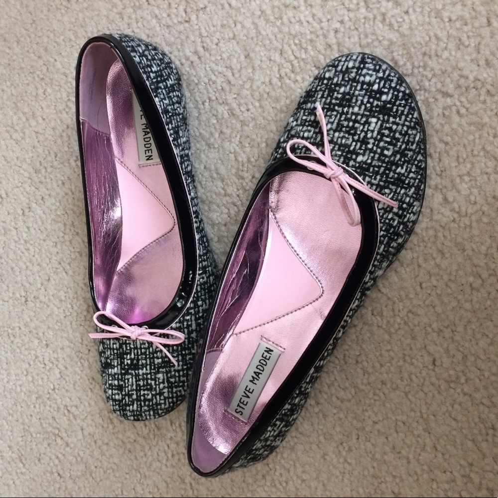 Steve Madden Bobbin vintage black kitten heels