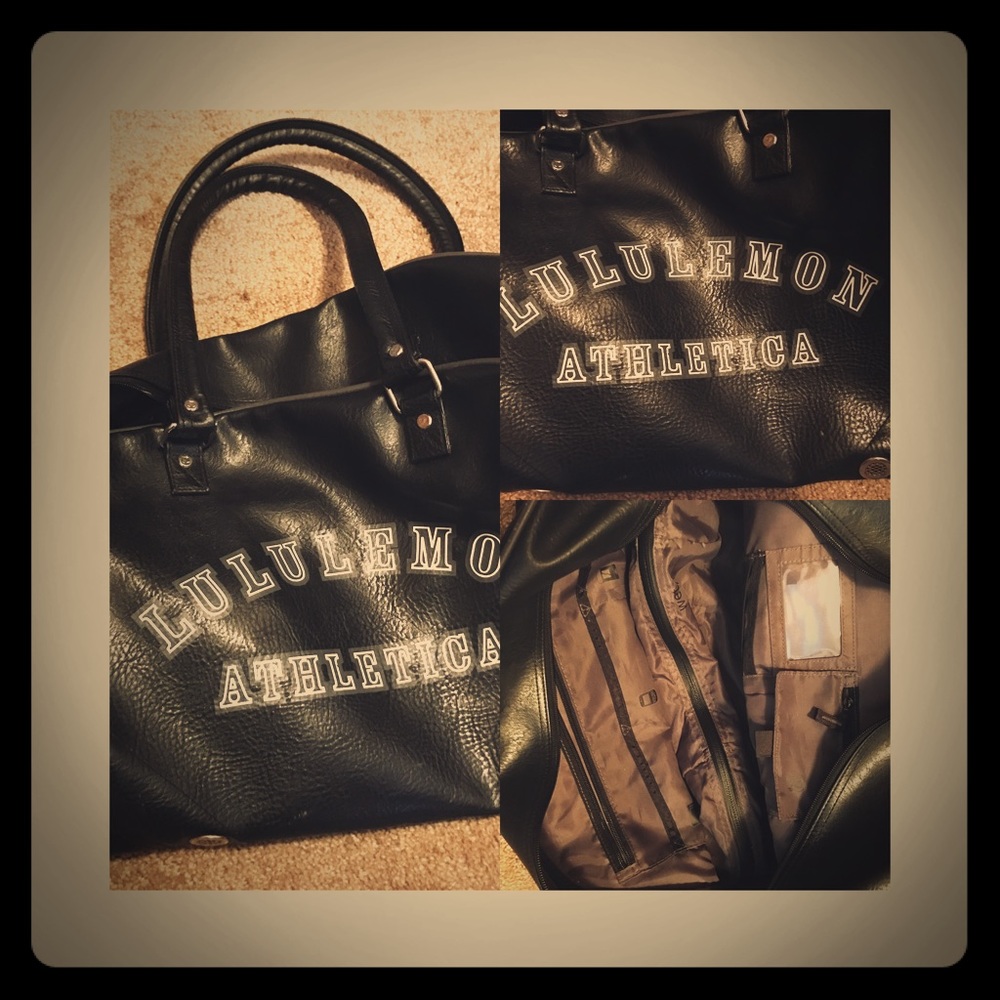 RARE Vintage Leather Lululemon Gym/Larger Carry on