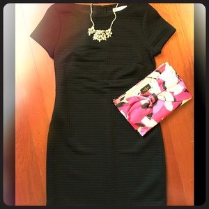 Banana Republic quilted sheath dress