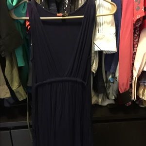 Navy Blue Dress w/ string that ties in the back.