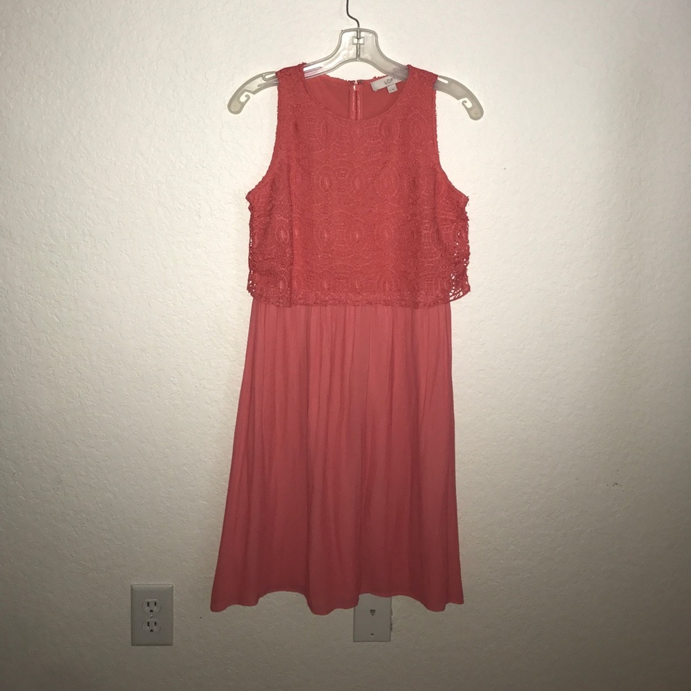 Loft pink dress