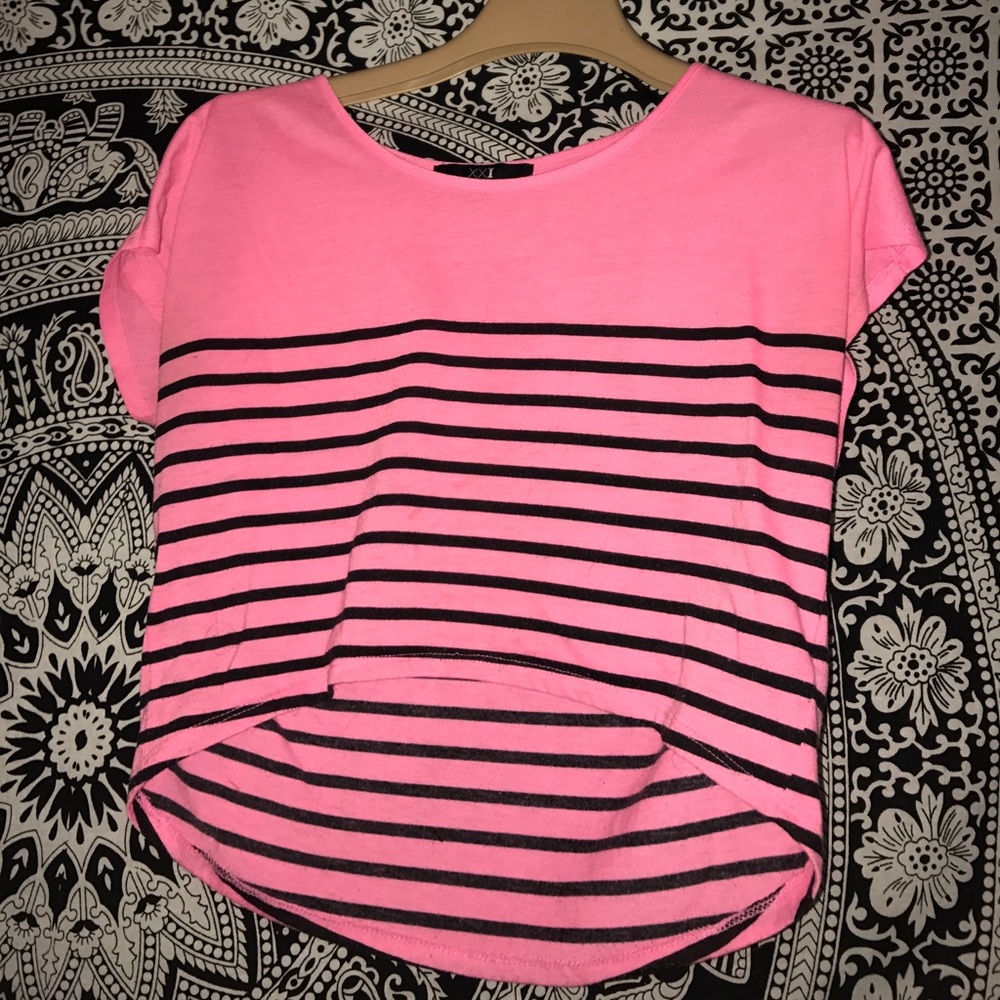 Pink crop top