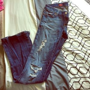 Express ripped Jeans 0R