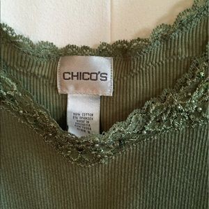 Matching jacket shirt and tank.