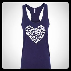 Cat Hair Don't Care Racerback tank top black