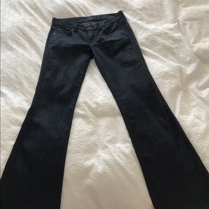 7 For All Mankind ladies dark blue jeans